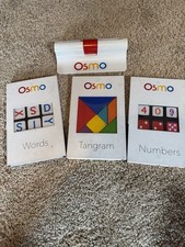 Osmo Genius Kit Learning System for Tablet Base, Words, Tangram, Numbers USED