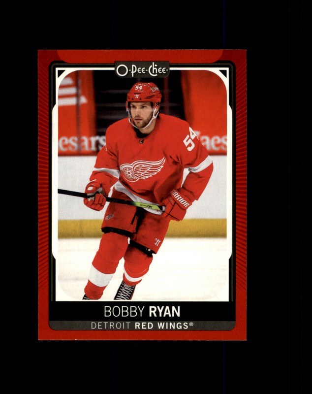 #88 Bobby Ryan Detroit Red Wings 2021-22 O-Pee-Chee Red Border Parallel SP