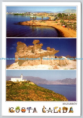 D312909 Costa Calida. Mazarron. Playa del Alamillo. Ciudad Encantada y faro de M