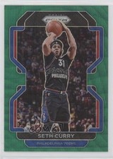 2021-22 Panini Prizm Green Wave Prizm Seth Curry #198 d3b