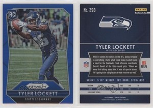 2015 Panini Prizm Rookies Blue Prizm Tyler Lockett #298 Rookie RC