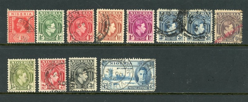 NIGERIA   coronation issue  / 26-5-2s / used