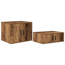 Image of Storage Cabinet Engineered Wood Modern Home Living Room Organizer Space  vidaXL
