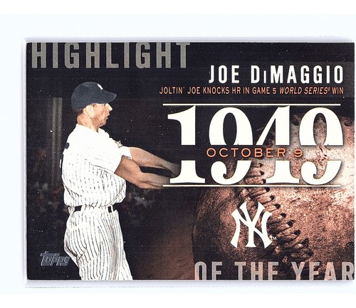 Joe DiMaggio #H-41 2015 Topps Highlight of the Year card