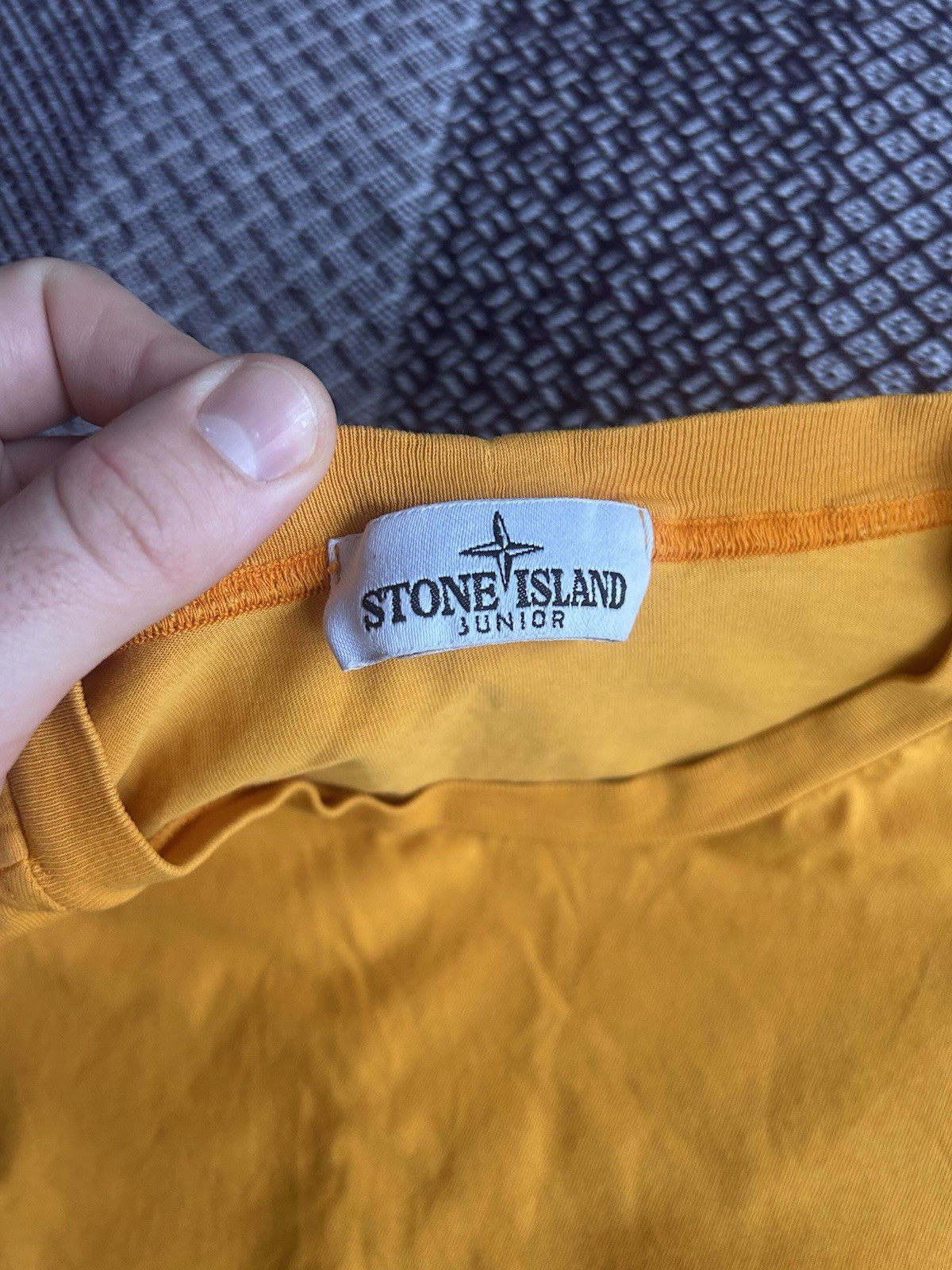 Stone Island Junior Patch Logo Basic T-shirt Men’… - image 4