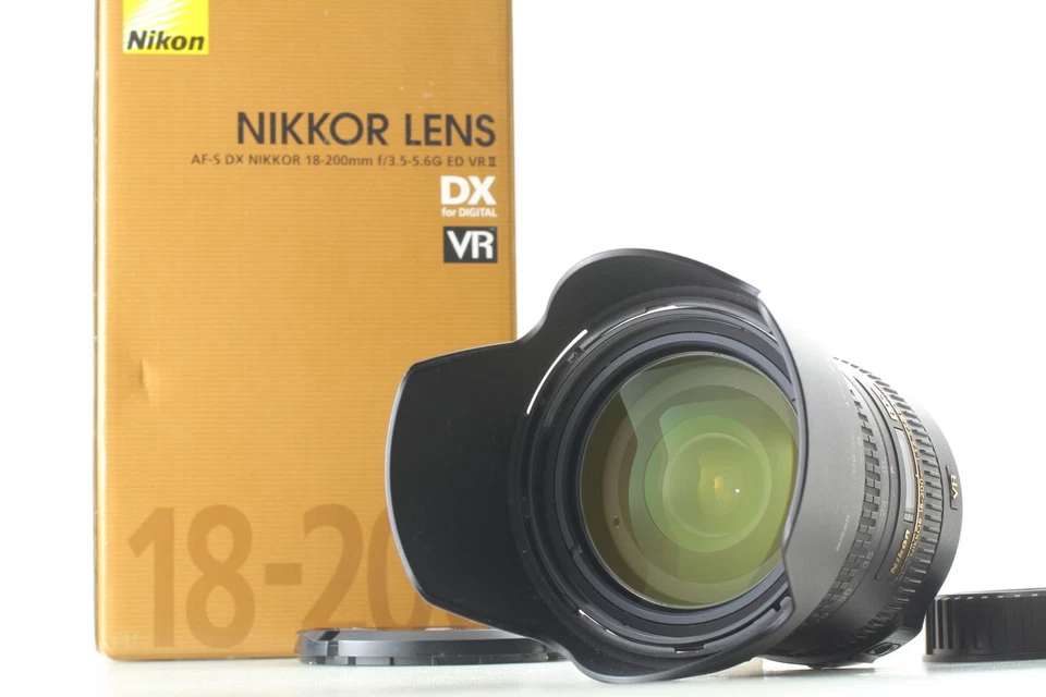 Capot et boîte [NEUF] Objectif Nikon AF-S DX NIKKOR 18-200mm f3.5-5.6 G ED... - Photo 4/4
