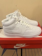 Size 11 Women  s Nike Court Vision Mid Sneakers White
