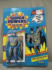 1984 Kenner Super Powers Batman 12 Back Poster Offer Unpunched MOC Vintage