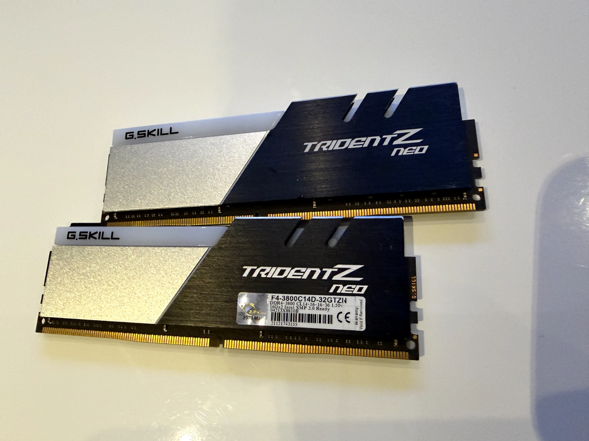 G.SKILL TridentZ Neo RGB 32GB (2x16GB) 3800 MHz *CL14* -AMD Ryzen
