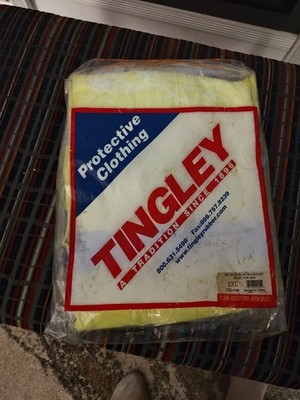 Tingley Protective Clothing, Size 2X Electra Yellow Green Jacket J42122