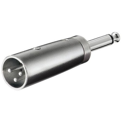 Wentronic XLR 002 XLR- Adapter 3-pol. XLR-Stecker > 6,3 # 27452