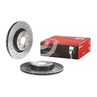 2X Brembo Bremsscheiben 316Mm Geschlitzt/Gelocht InnenbelÜFtet Vorne Passend