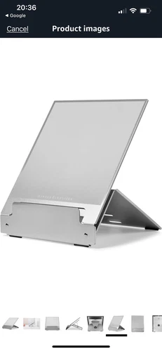 Bakker Elkhuizen Ergo-Q 260 Laptop Ständer tragbar 15,6 Zoll Aluminium BNEQ260 40
