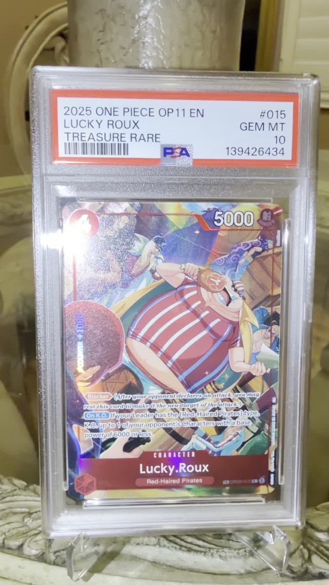 Lucky.Roux (TR) OP09-015 A Fist of Divine Speed Foil for sale