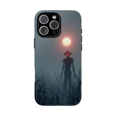Phone Ink - Case for iPhone MagSafe, Galaxy, Pixel - Scarecrow Corn Field Sunset