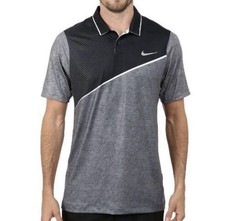 Nike Golf Men's Tour Performance Momentum Fly 26 Short Sleeve Polo Black/Gray XL