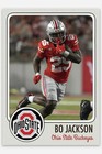 Bo Jackson  NMT Novelty College Football Card! Rare! Ohio State!