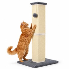 YULOYI Cat Scratching Post for Large Indoor Cats  Kittens, Grey