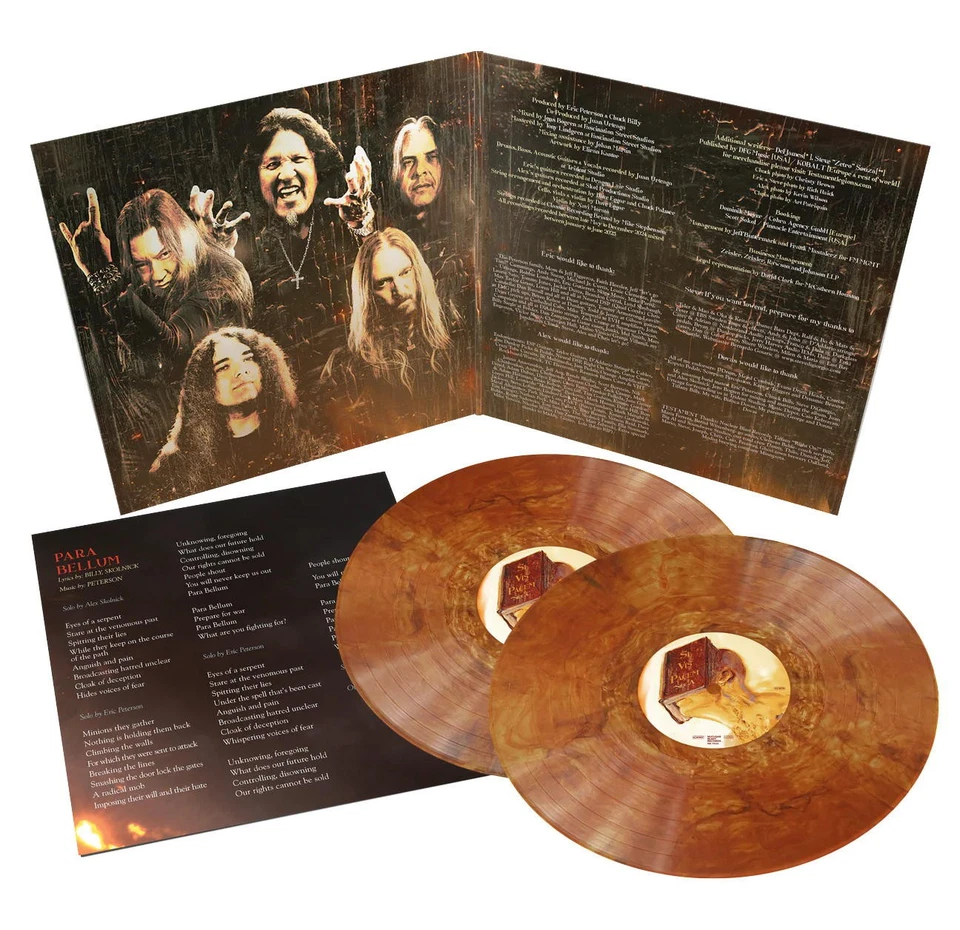 TESTAMENT - PARA BELLUM, ORG 2025 EU COPPER vinyl 2LP + 16P BOOKLET, SEALED! - Image 3 of 3