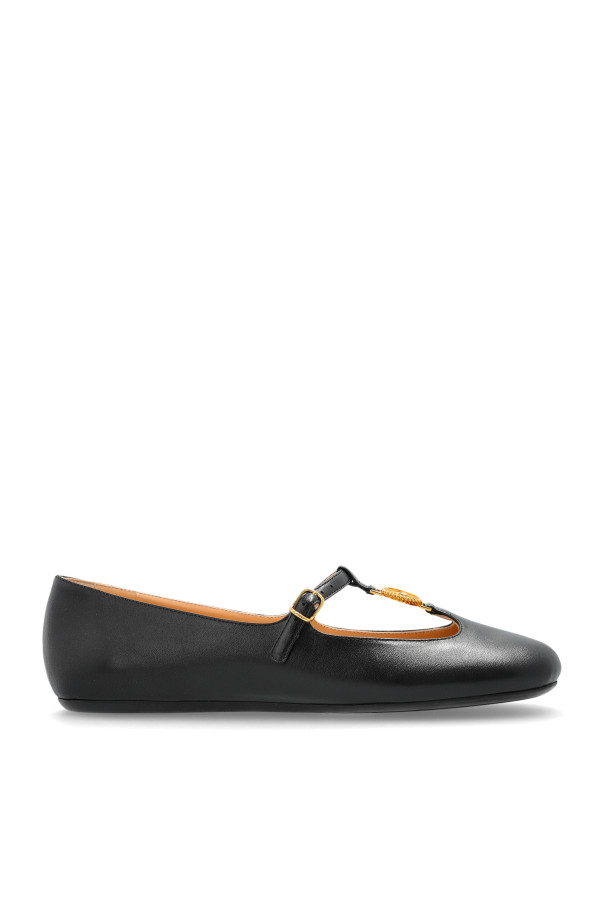 Chloé - Women - Leather ballet flats  Leonare  - Black