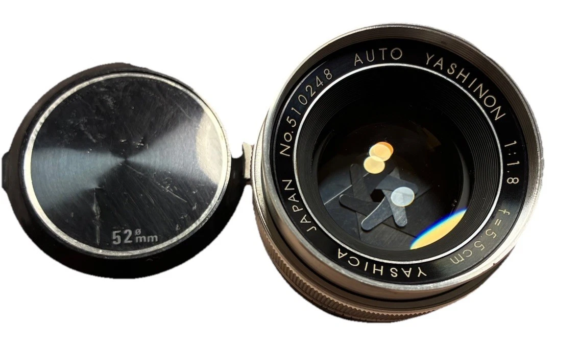 Auto YASHINON 1:1.8 f=5.5cm ジャンク Yashica f/1.8 Camera Lenses for sale | eBay
