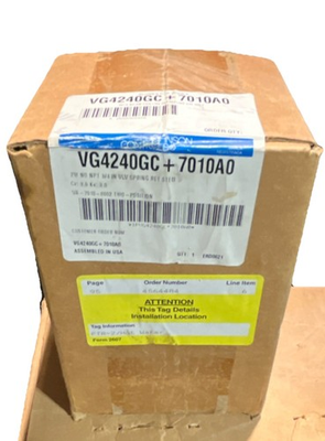 #ad Johnson Controls VG4240GC7010AO Spring Return Air Valve 3 4 in NPT Cv 9.5 $85.00