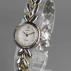 SEIKO 1995 4N21-0730 Quartz Vintage Women's Watch Silver&Gold 20mm New Battery