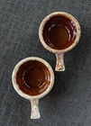 Two Vintage Hull Brown Drip Oven Proof Individual Casseroles Made in USA
