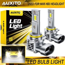 2X AUXITO 9005 LED Headlight Bulbs Conversion Kit High Beam Super Bright M6S EAH