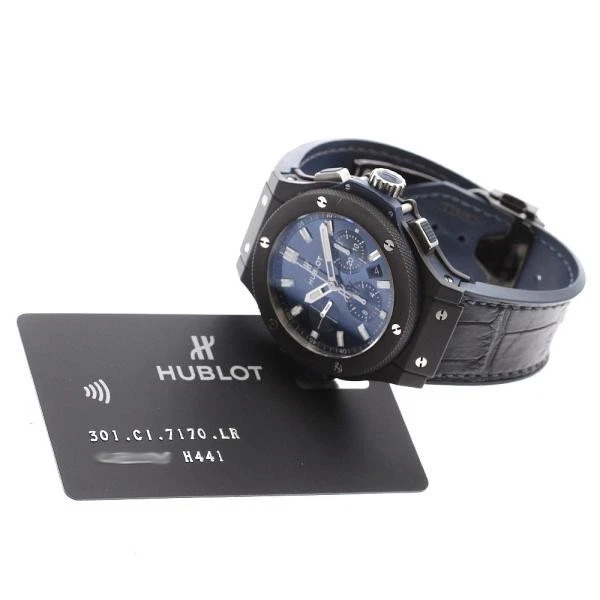Hublot — Hublot Big Bang Ceramic Blue 301.CI.7170.LR 48mm Ceramic Blue Dial Watch #C1814