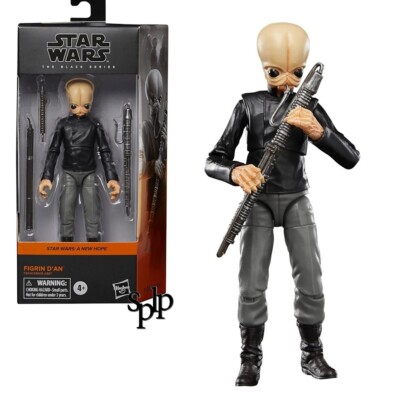 Star Wars The Black Series Figrin D'an – Action Figure 15 Cm – Ispirata A Una Nuova Speranza – Hasbro – Con 3 Accessori