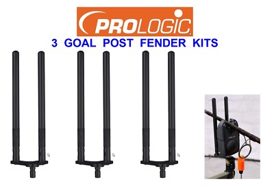 3 PROLOGIC GOAL POST FENDER KITS SNAG EARS BARS FIT BITE ALARM BUZZ BAR ROD POD