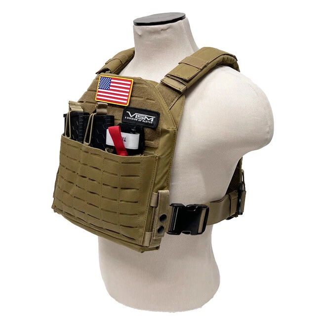 NcSTAR Laser Cut Plate Carrier Vest Tactical Modular Ballistic Gear M-4XL - Image 4 of 4
