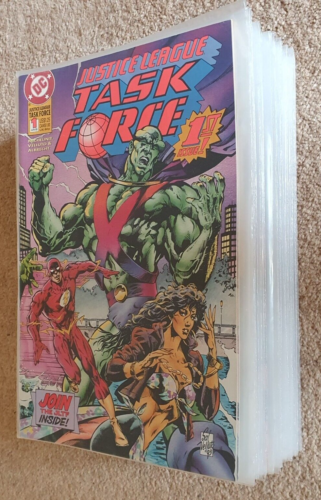 JUSTICE LEAGUE TASK RORCE #'s 0 1-37 -COMPLETE 38 BOOK SERIES-HIGH GRADE 1993-96 - Picture 1 of 6