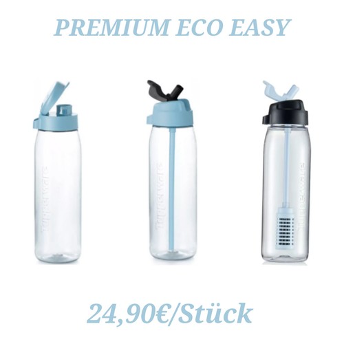 Tupperware Supporto Per Borraccia Eco Easy - Nero - Originale, Ideale Per Sport, Viaggio E Casa, Lavabile In Lavastoviglie