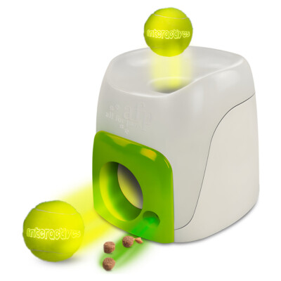 AFP Fetch'N Treat Snack-Automat für Hunde | Spielzeug mit Ball, Leckerlis