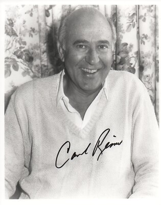 CARL REINER   - original signiertes Großfoto 20 x 25 cm Autogramm signed