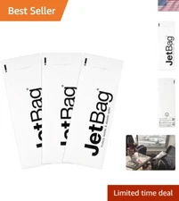 Set of 3 Eco-Friendly Jet Bag Mono – Reusable Liquid Bags with Zipper Closure