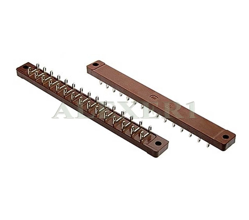 4pcs 15-lug Point to Point Mini Bakelite Terminal Strip T7 USSR NOS - Image 2 of 3