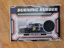 2024 DONRUSS RACING BURNING RUBBER MATERIALS BLUE WILLIAM BYRON #BRM-WB TIRE