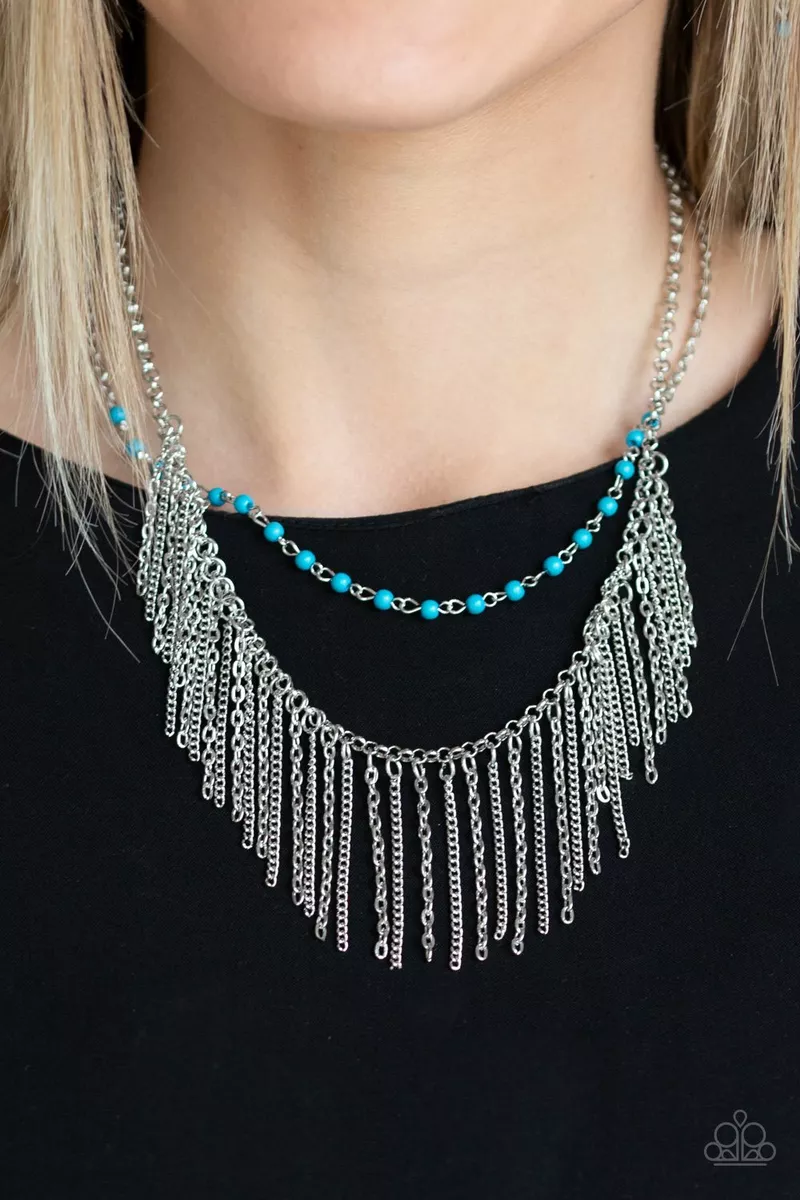 Fierce in fringe gold paparazzi sale