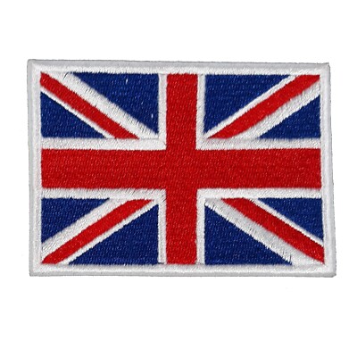 British Flag Patch Embroidered Iron-on Badge DIY Applique