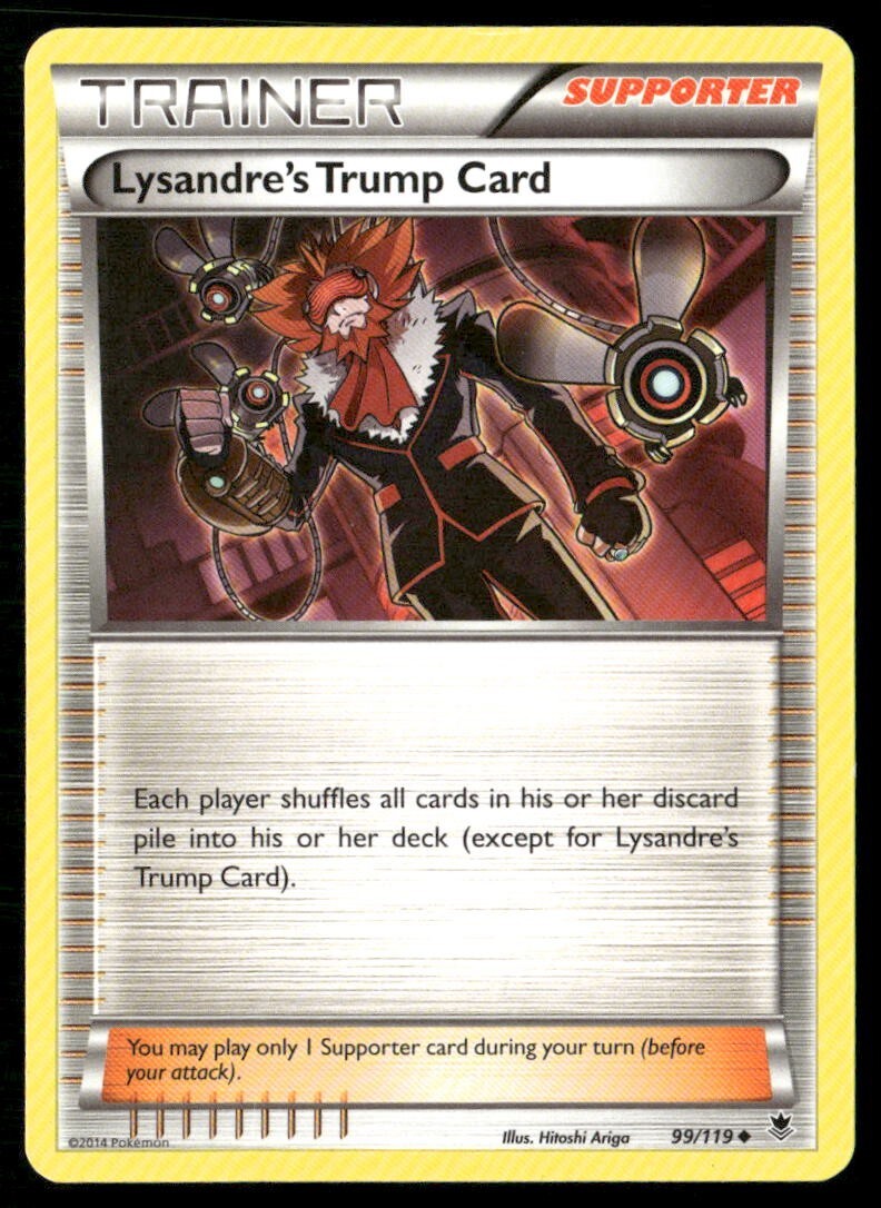 2014 Phantom Forces Set Pokemon Card 099  Lysandre's Trump Card LP