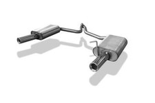 FOX Duplex Sportauspuff für Audi A4 Typ B7 je 1x76mm eingerollt mit Absorber