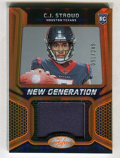 2023 Certified New Generation Jerseys Mirror Orange CJ Stroud 91/249 A44 226
