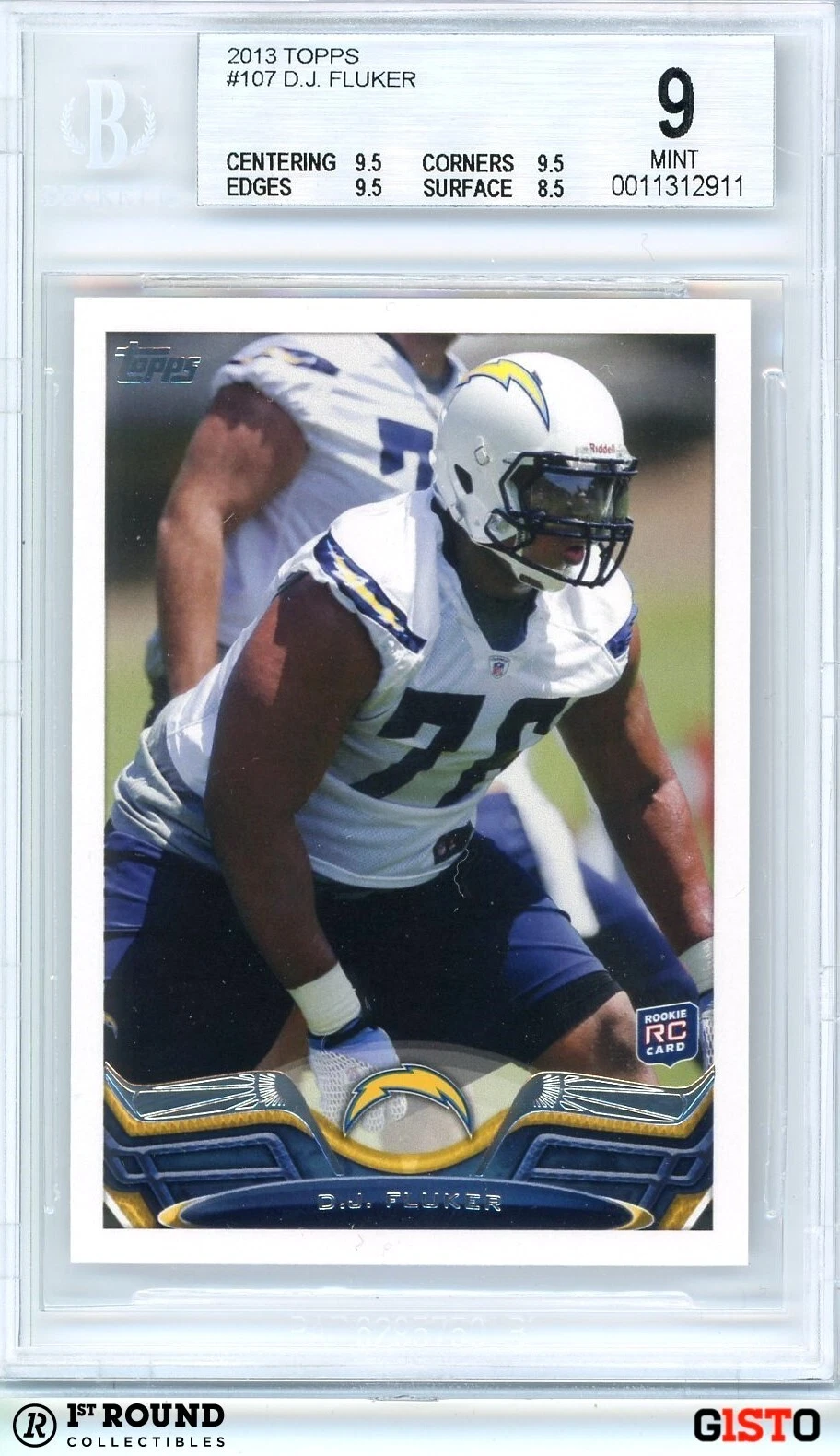 DJ Fluker Topps #107 Black