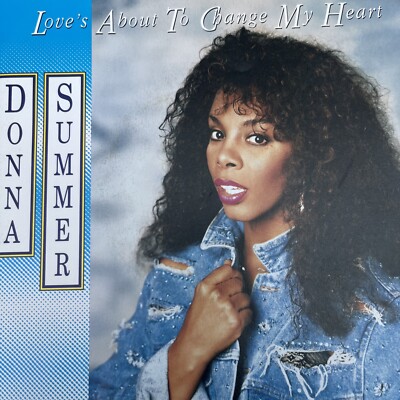 donna summer - loves about to change my heart 7'' vinyl Single Record 1989