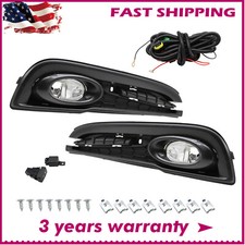 Fit For 2013-2015 Honda Civic 4dr Sedan Bumper Fog Lights Pair Fog Lamps Lh Rh Fit For 2013-2015 Honda Civic 4dr Sedan Bumper Fog Lights Pair Fog Lamps Lh Rh