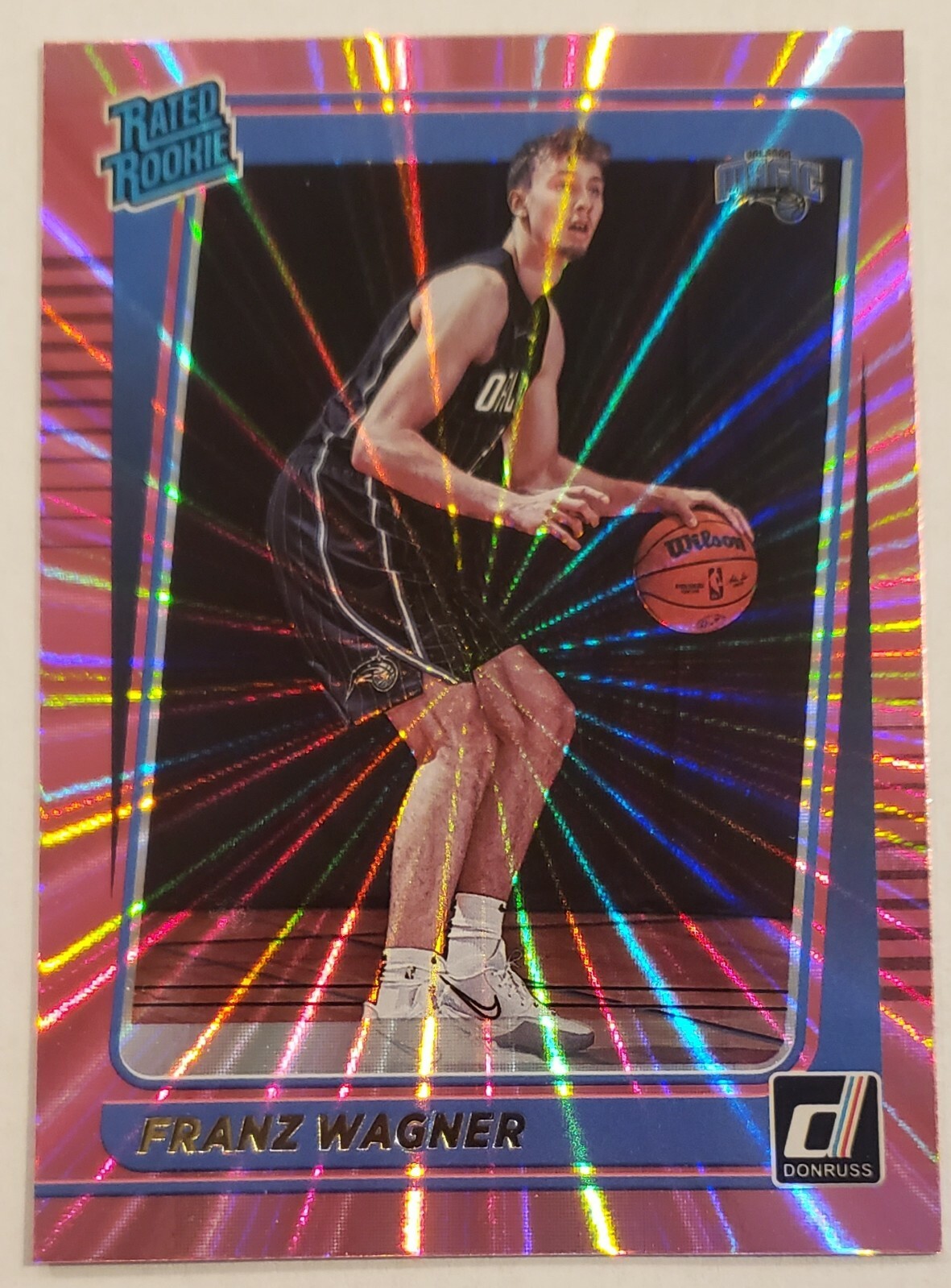 2021-22 Donruss Pink Laser Rated Rookie RC Franz Wagner #235