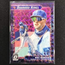 2021 Donruss Optic Whit Merrifield Diamond Kings Pink Velocity /249